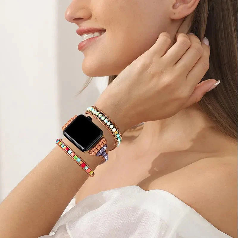 ZenStrap: 7 Chakra Boho Wrap Band for Apple Watch New HomeGoods