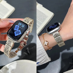 Zodiac Band: Engraved Chinese Zodiac Strap for Apple Watch New Home Goods