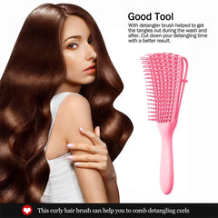 Octopus Detangling Hair Brush Comb Wet Dry