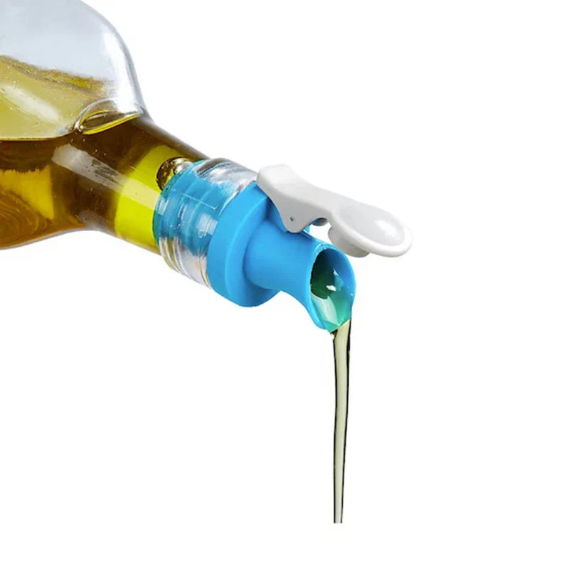 Oil Bottle Pourer Spout Dispenser Stopper Cap