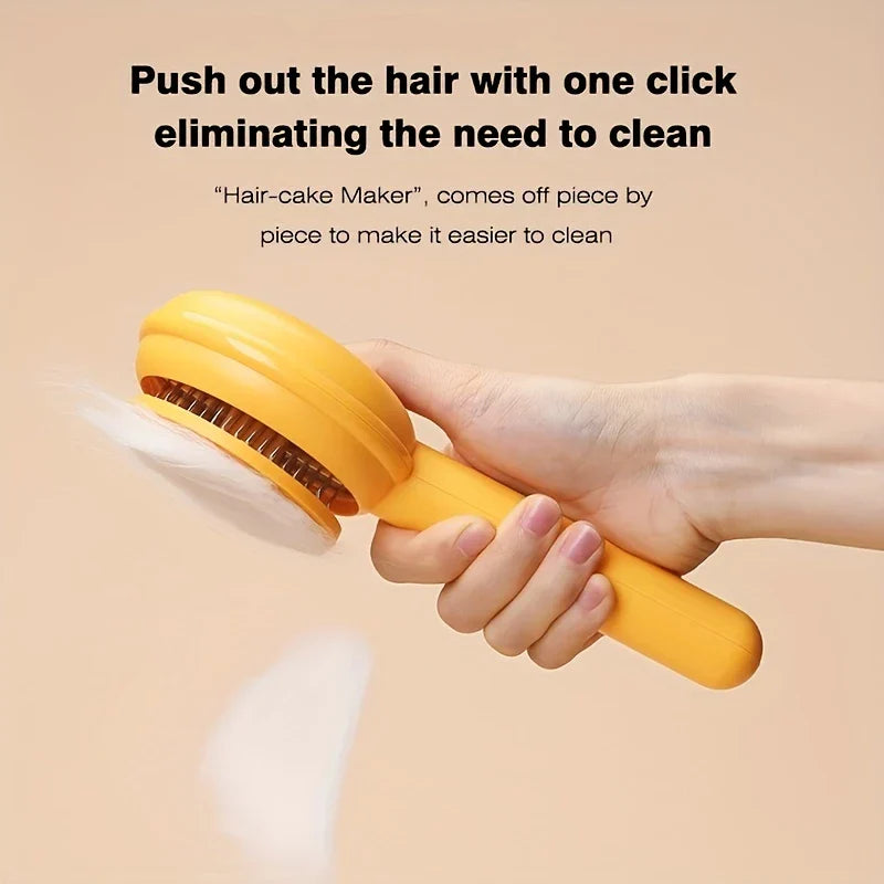 One-Click Pet Deshedding Brush