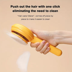 One-Click Pet Deshedding Brush