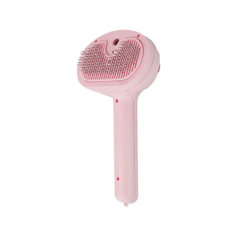 Pet blue light spray grooming comb brush