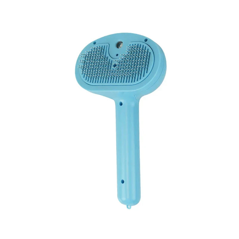 Pet Blue Light Spray Grooming Comb Brush