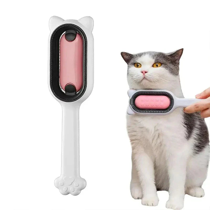 Pet grooming tool with handle