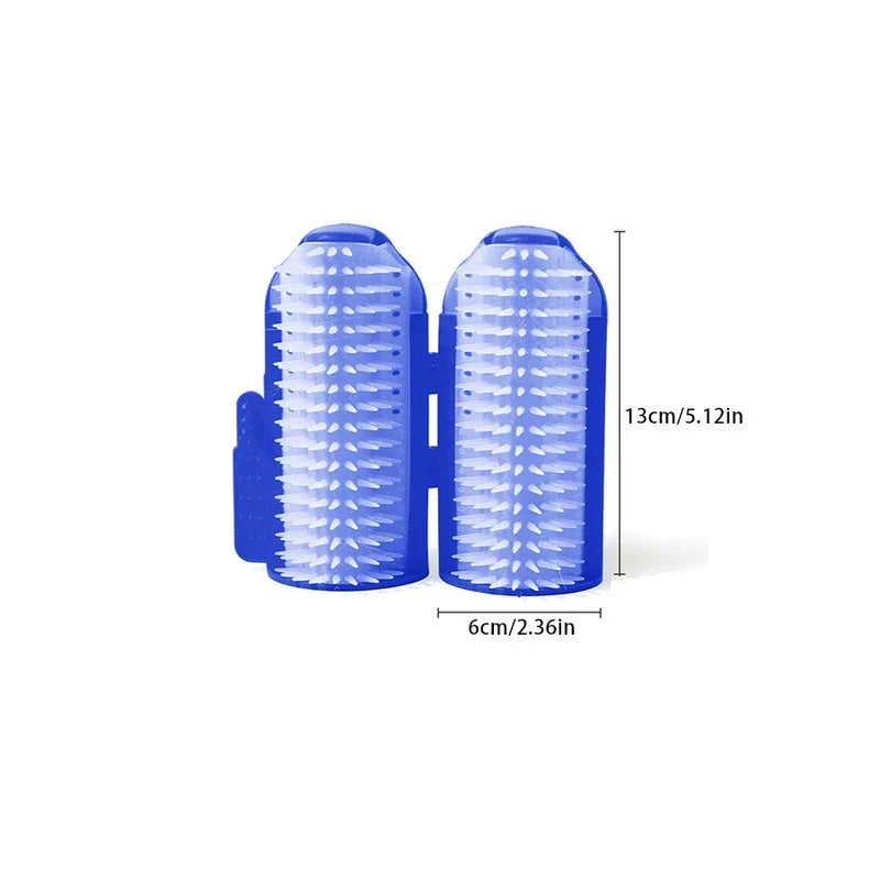 Pet Double Row Itch Grooming Massager Brush