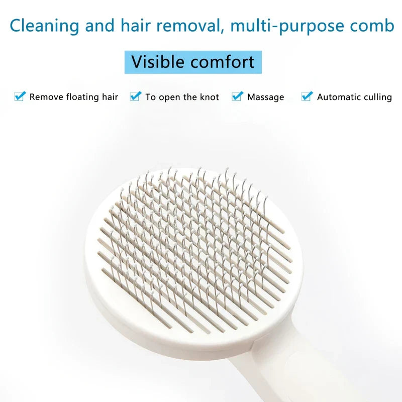 Pet Fur Knot Cutter Dematting Comb Rake