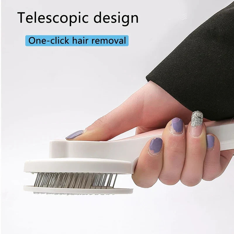 Pet Fur Knot Cutter Dematting Comb Rake