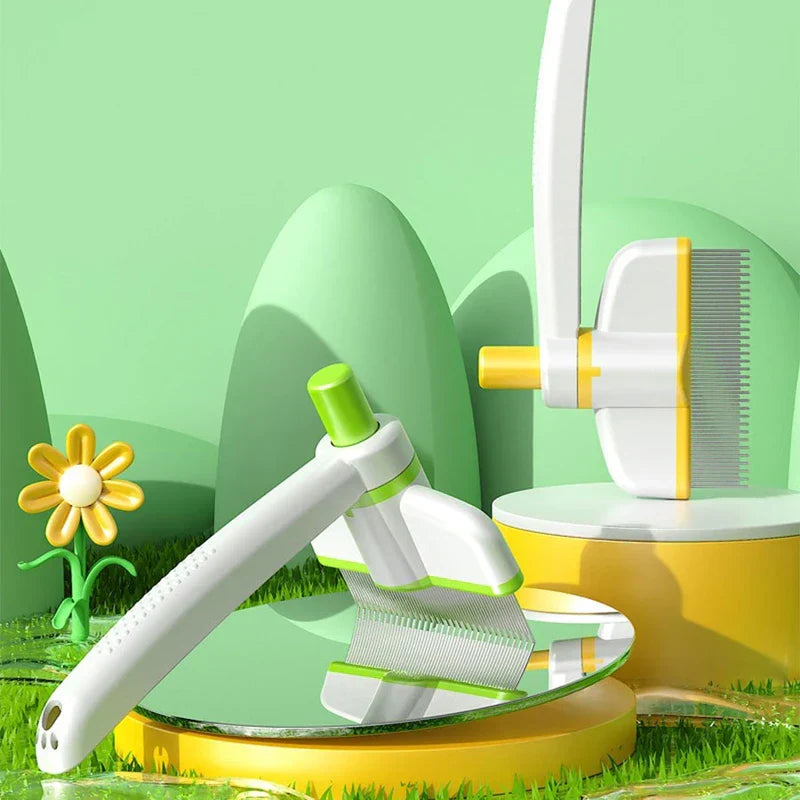 Pet Grooming Deshedding Rake Undercoat Brush Tool