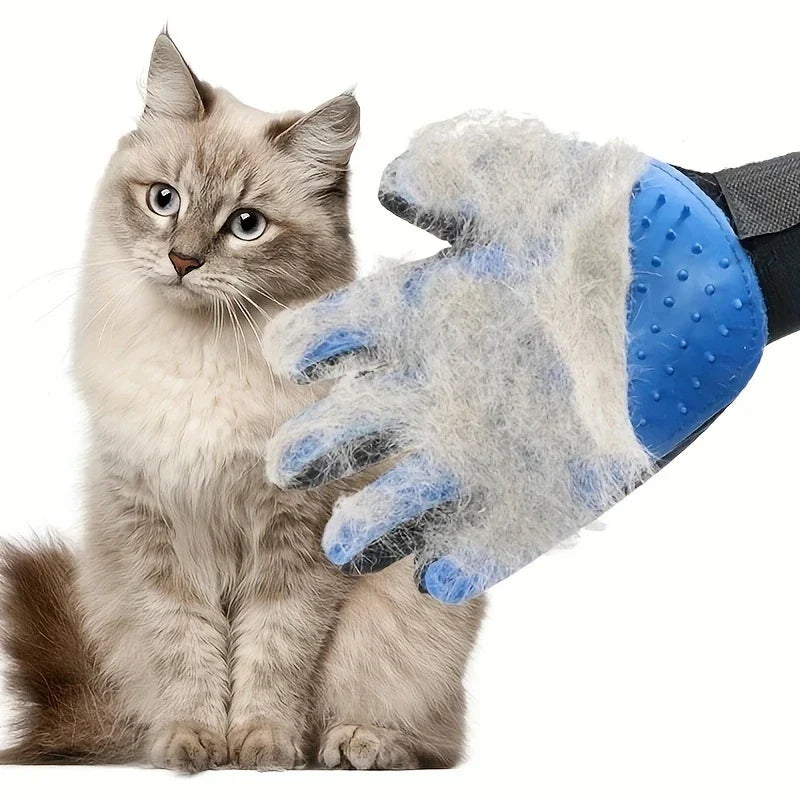 Pet Grooming Glove Deshedding Hair Remover Mitt
