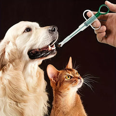 Close-up of syringe feeder tool tip