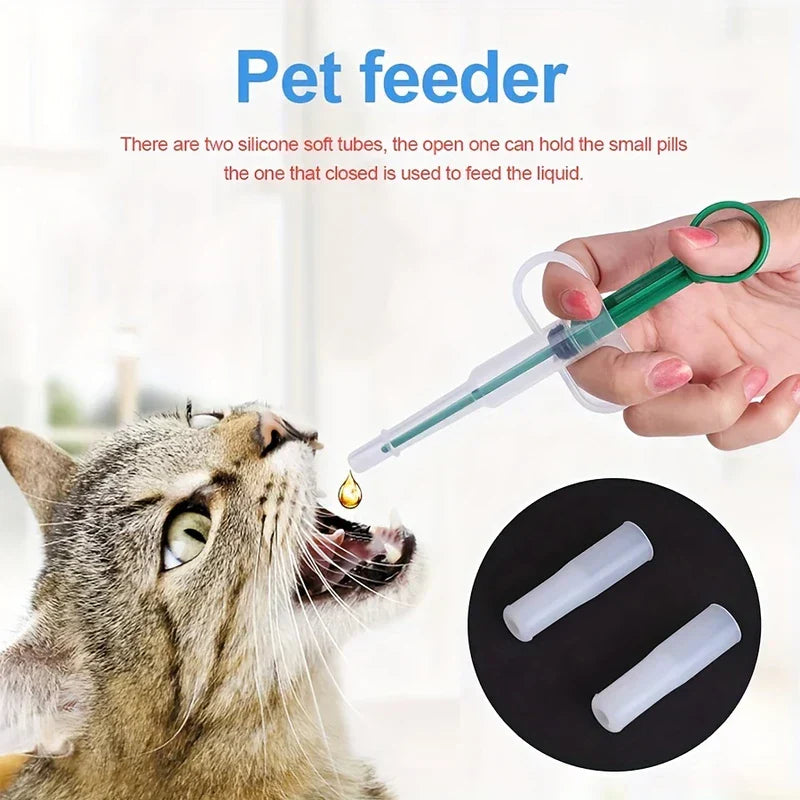 Pet Pill Popper Syringe Feeder Tool