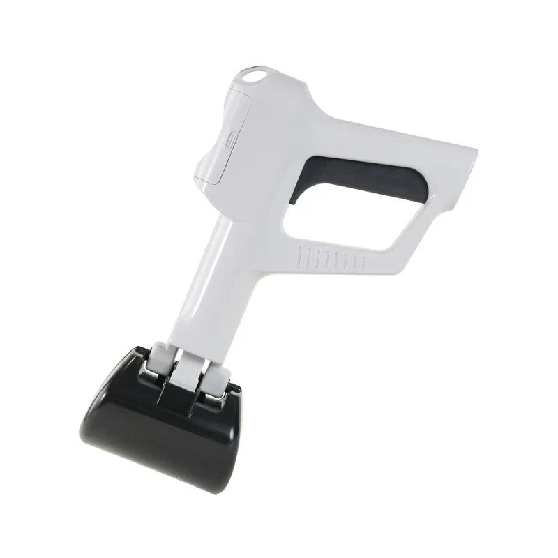 Pet poop scooper with long handle for easy pickup