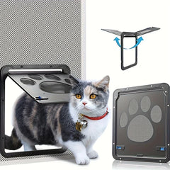 Pet Screen Door with Lock