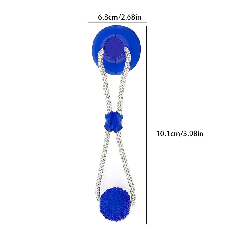 Pet Suction Cup Chew Ball Toy Molar