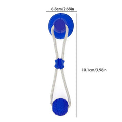 Pet Suction Cup Chew Ball Toy Molar