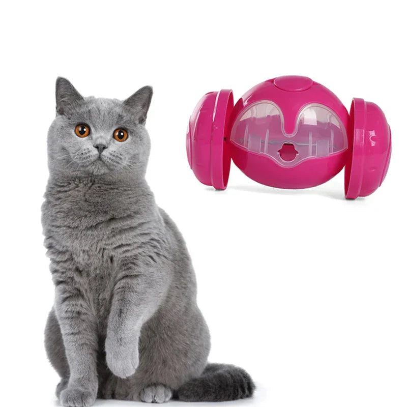 Juguete coche dispensador de golosinas para mascotas con golosinas visibles