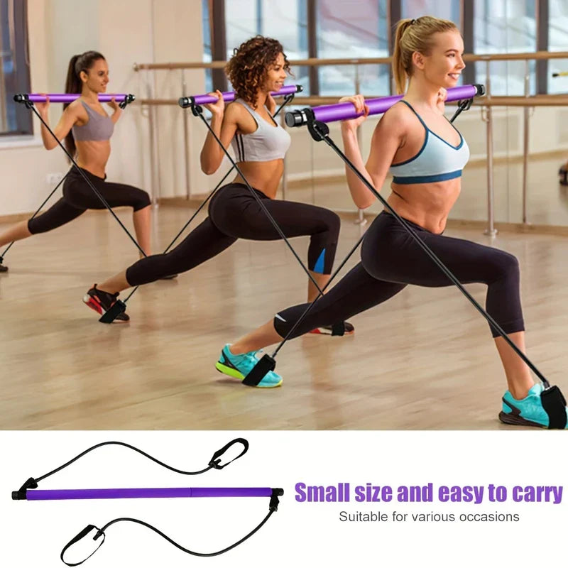 Pilates Bar Kit with Resistance Bands
