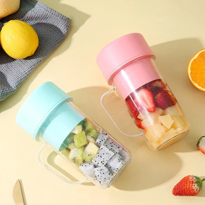 Portable Blender Juicer Cup With Straw