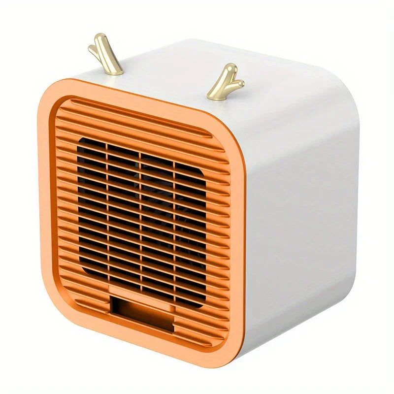 Portable evaporative air cooler fan