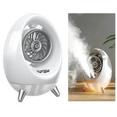 Portable Fan With Water Mist Cooling Function