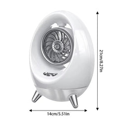 Portable Fan With Water Mist Cooling Function