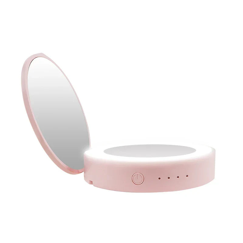 Portable Folding LED Makeup Mirror