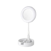 Portable Makeup Mirror Led Light Lamp Stand