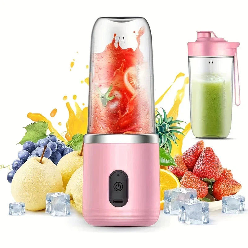 Cordless personal blender in kitchen setting