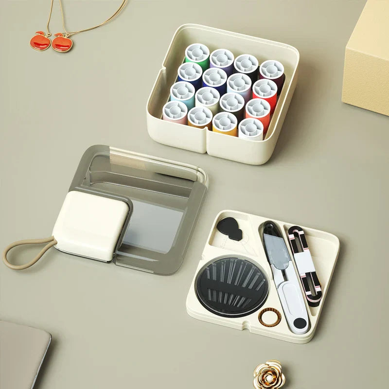 Portable Sewing Kit Box Set