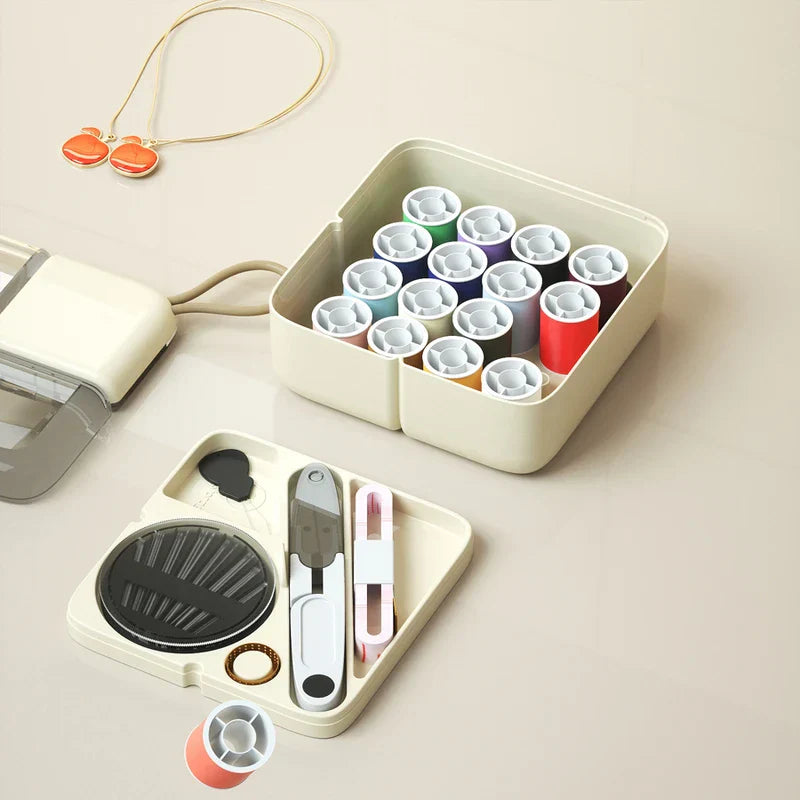 Portable Sewing Kit Box Set