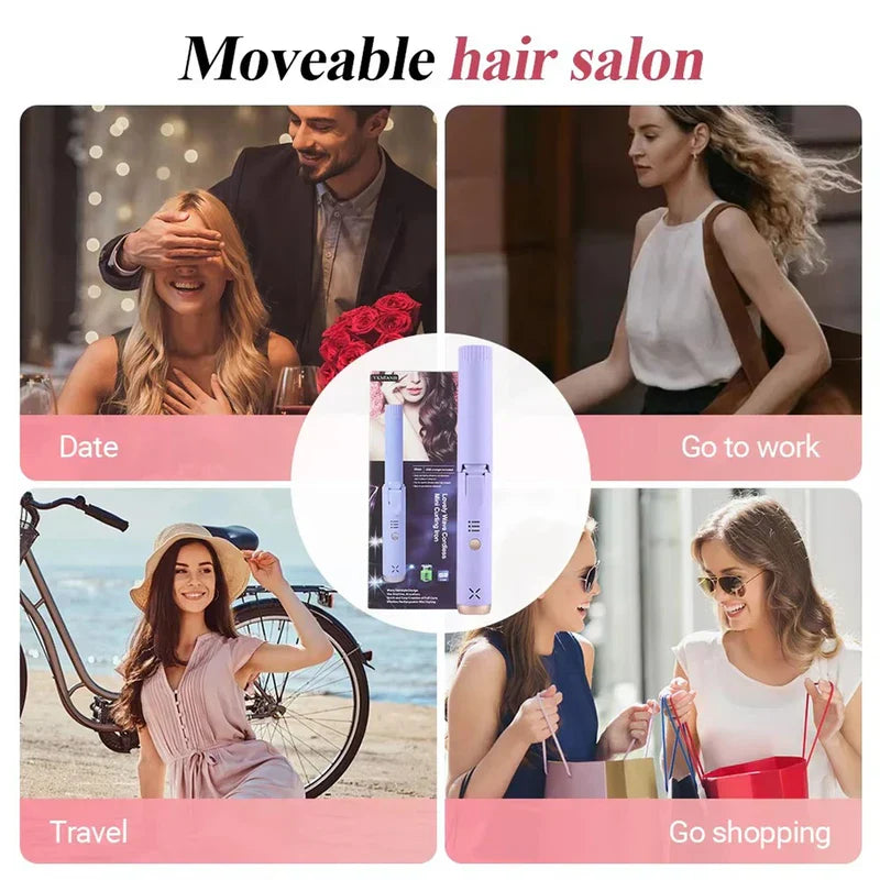 Portable Travel Automatic Hair Styling Curler Tool