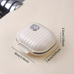 Portable Waterproof Mini Pill Box Case Keychain
