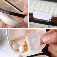 Portable Waterproof Mini Pill Box Case Keychain