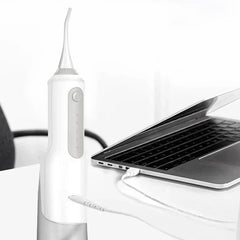 Power dental water jet pick flossing hygiene system
