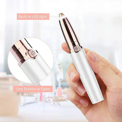 Hair shaper trimming tool close-up