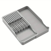 Pull-Out Kitchen Knife Block Organizer