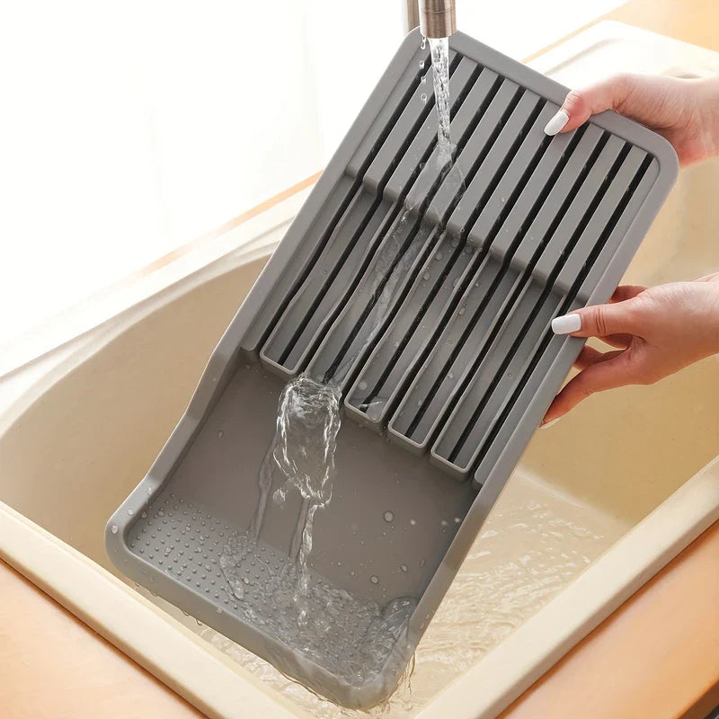 Pull-Out Kitchen Knife Block Organizer