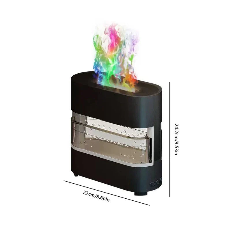 Rain Cloud Flame Effect Humidifier Diffuser