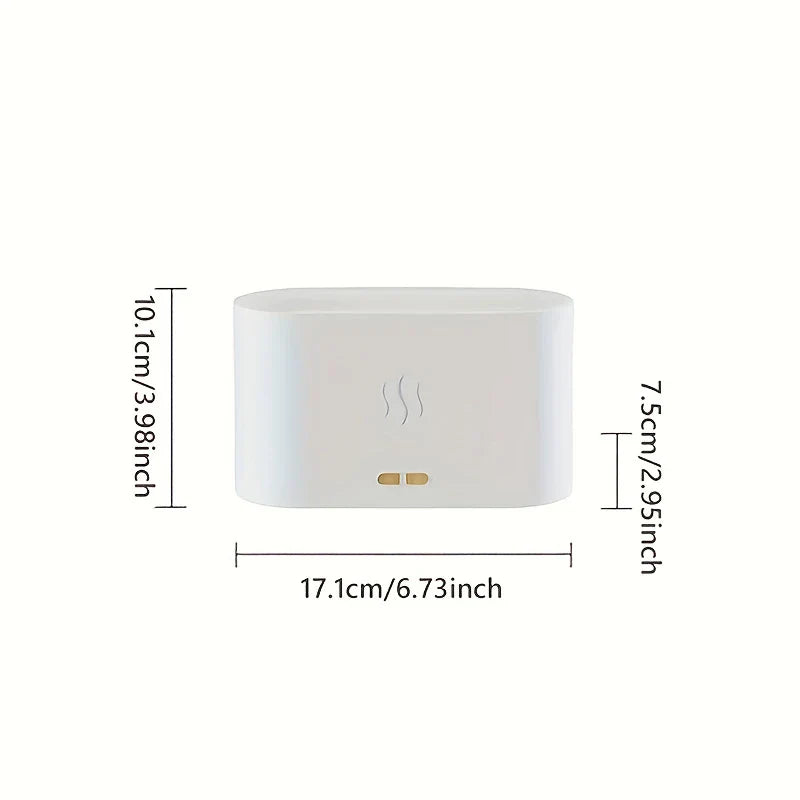 Realistic Flame Effect Aroma Diffuser Humidifier