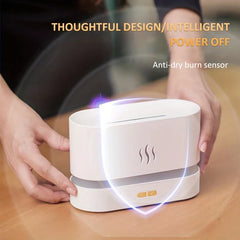 Realistic Flame Effect Aroma Diffuser Humidifier