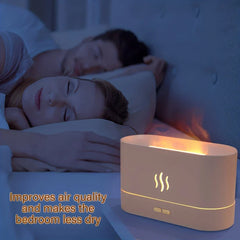 Realistic Flame Effect Aroma Diffuser Humidifier