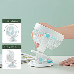 Rechargeable Clip-On Usb Fan