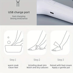 Rechargeable Electric Foot File Callus Remover