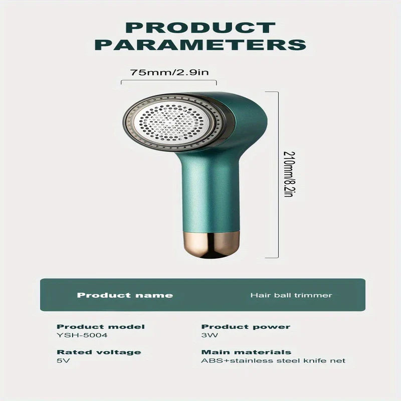 Rechargeable Fabric Shaver Lint Remover Defuzzer