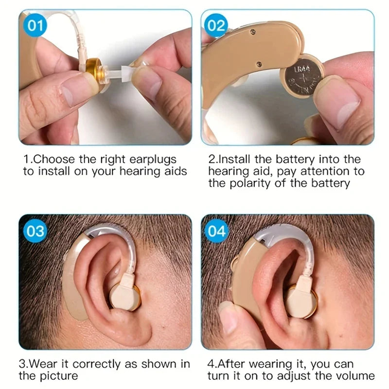 Rechargeable Hearing Aid Amplifier