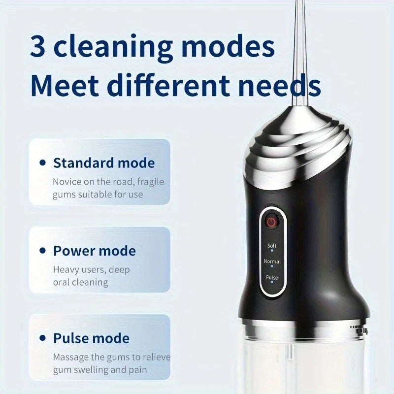 Portable oral irrigator water flosser for travel