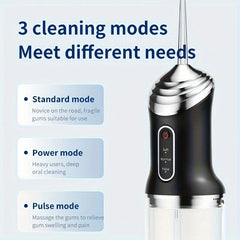 Portable oral irrigator water flosser for travel