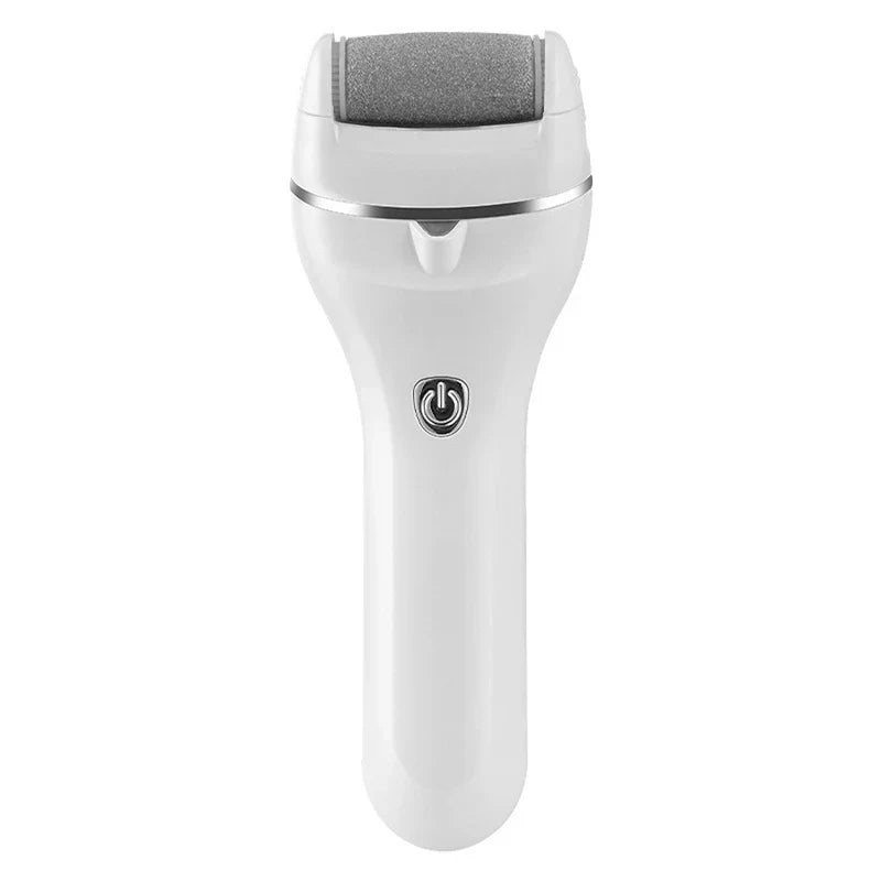 Rechargeable pedicure hard skin smoothing tool on white background