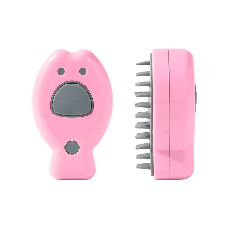 Rechargeable Pet Steamy Massage Brush Comb